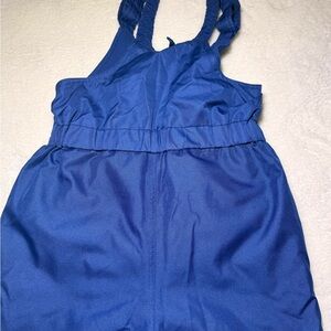 All In Motion Snow Bibs Kids Medium (8/10) Water Wind Resistant Navy Blue